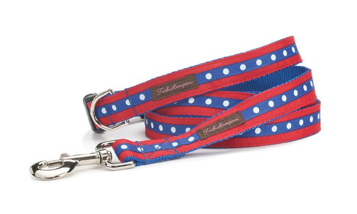 Americana Ribbon Dog Collar