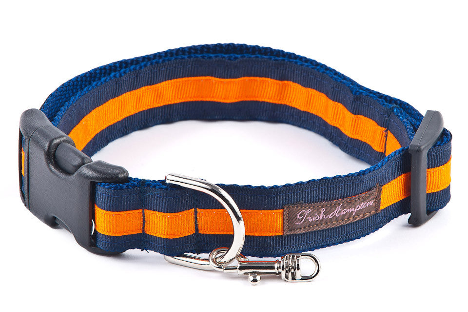 Charlotte & Emerson The Myles Collection Premium Dog Collar & Leash Se