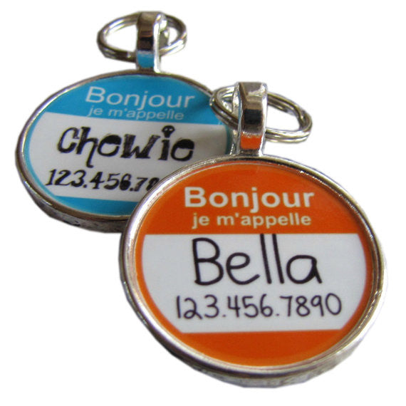 Bonjour Je M'Appelle Dog Tag โ Trish Hampton